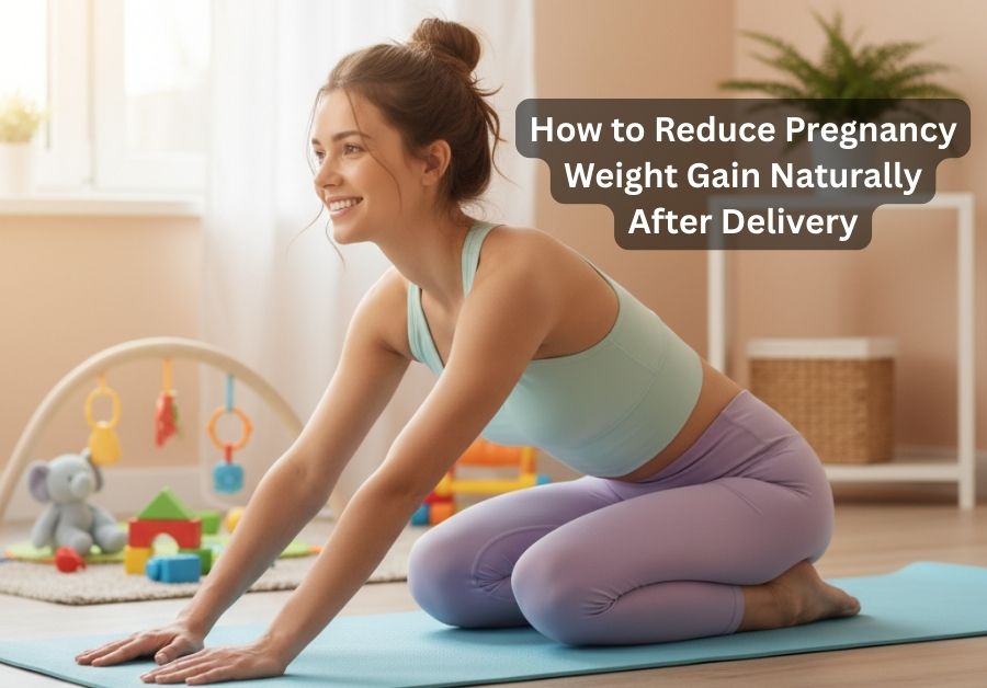 how to reduce pregnancy weight gain naturally after delivery